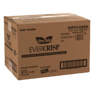 Thin Regular Cut French Fries | Corrugated Box