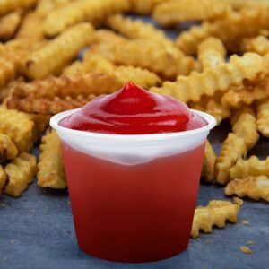 5.5 oz. Clear Souffle Portion Cups | Styled