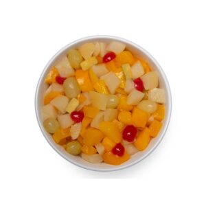 Fruit Cocktail in Pear Juice | Styled