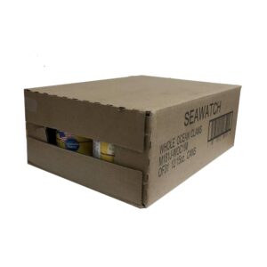 Whole Clams, Canned | Corrugated Box