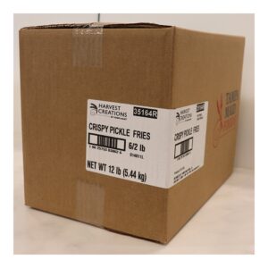 Battered Pickle Fries | Corrugated Box