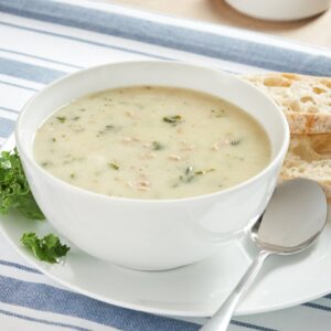 Kale & Italian Sausage Parm Soup | Styled