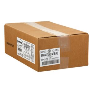 Cooked Turkey Sausage Patties, 1.4 oz. | Corrugated Box