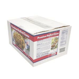 Premium Stuffed Clams | Corrugated Box