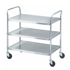 3-Shelf 24×16 x 36.5 Inch Heavy-Duty Utility Cart | Raw Item