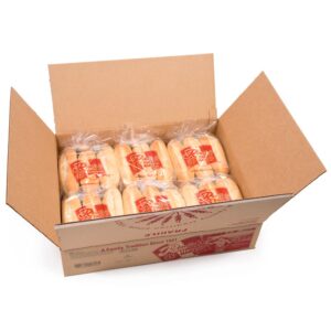 ROLL HOAGIE 8 1/2″ 3 OZ WHITE | Packaged