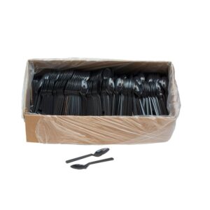 Black Plastic Spoons, XHWT | Styled