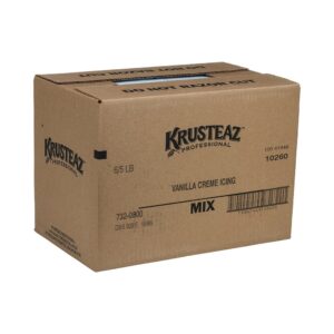 KRUSTEAZ ICING MIX VAN CREME 5LB | Corrugated Box