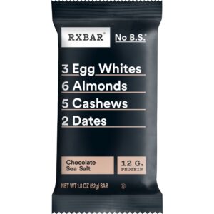 Chocolate Sea Salt RX Bars | Packaged