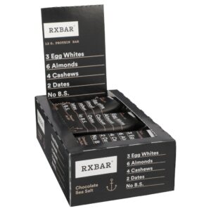 Chocolate Sea Salt RX Bars | Packaged