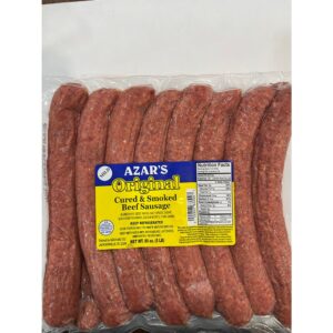 Smoked Beef Sausage | Styled