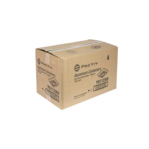 PAN ALUM STMTBL HALF MEDIUM  2 1/4″ D | Corrugated Box