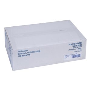 SKIRT TBL PLAS YEL 29″X14′ 6CT | Corrugated Box