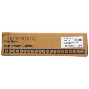 Spinach Quiche | Corrugated Box