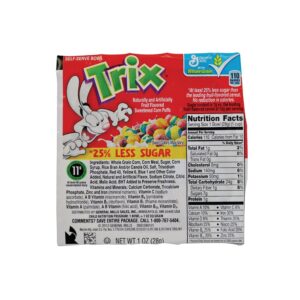 Reduced Sugar Whole Grain Trix Cereal Bowls | Packaged