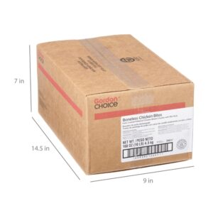 Cooked Chicken Breast Chunk Fritter | Corrugated Box