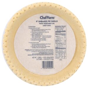 9″ Unbaked Pie Shells | Packaged