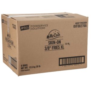 R/C 3/8″ Skin-on Fries | Corrugated Box