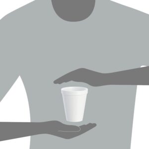 10 oz. Foam Cups | Styled