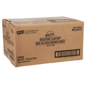 Potato Cubes | Corrugated Box