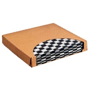 WRAP PPR DWXD 12X12 WHT BLK CHK 5-1 | Packaged