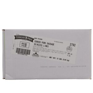 Skinless Cooked Sausage Links, 1 oz. | Corrugated Box