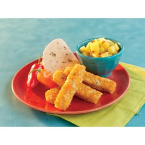 Breaded Whole Grain Baja Pollock Stix, AK | Styled