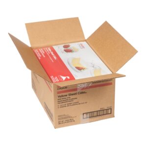 Yellow Sheet Cake with White Icing | Packaged