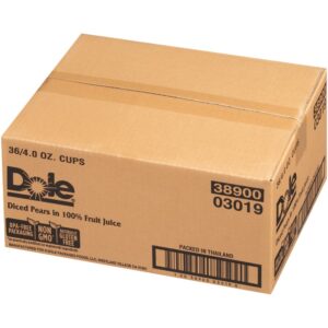 Diced Pears Fruit Cup | Corrugated Box