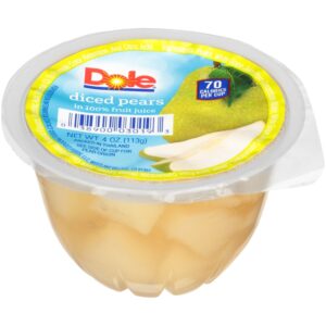 Diced Pears Fruit Cup | Packaged