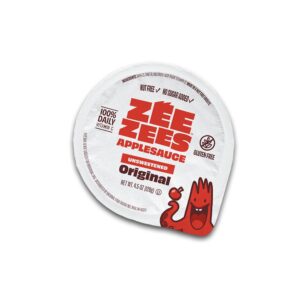 Plain Reduced Sugar Applesauce Cups | Packaged