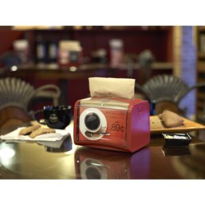Red Napkin Dispenser | Styled