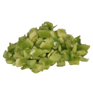 1/2 Inch Diced Green Peppers | Raw Item