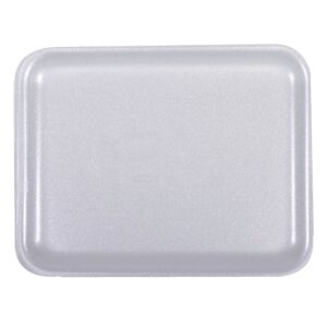 7 x 9 Inch Foam Snack Trays White | Raw Item