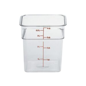 CONT FD SQ CLR 4QT 1CT CAMB | Raw Item