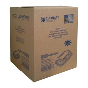 CONT PLAS 1CMPT 6X9 HNGD MICRO 120C | Corrugated Box