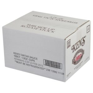 Classic Tartar Sauce Cups | Corrugated Box