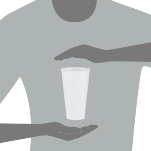 CUP PPR HOT 16Z 20-30CT DART | Styled