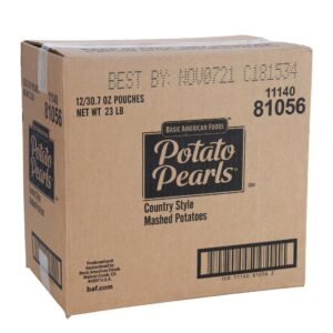 Country-Style Potato Pearls | Corrugated Box
