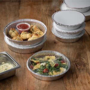 7″ Round Foil Pans with Lids | Styled