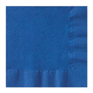 Navy Blue Beverage Napkins | Raw Item