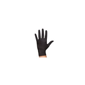 GLOVE NITRILE THN MED PWDF BLK 10-100 | Styled
