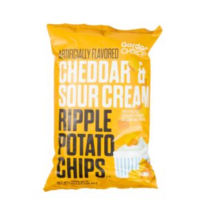Rippled Sour Cream & Cheddar Potato Chips | Packaged