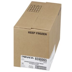 Chicken Taquitos | Corrugated Box