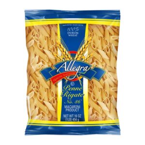 PASTA PENNE RIGATE 16Z ALLEGRA | Packaged