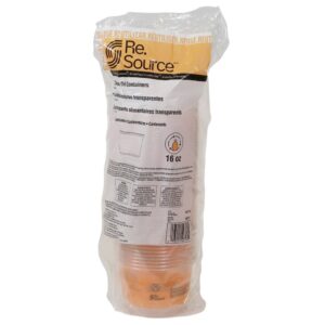 Clear Deli Plastic Containers 16oz | Packaged