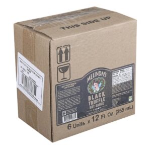 MELINDA’S SAUCE HOT BLACK TRUFFLE 12FLZ | Corrugated Box