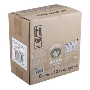 MELINDA’S SAUCE SRIRACHA 12Z | Corrugated Box