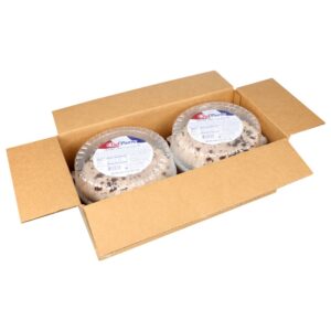 Chocolate Mint Cream Layer PIe | Packaged