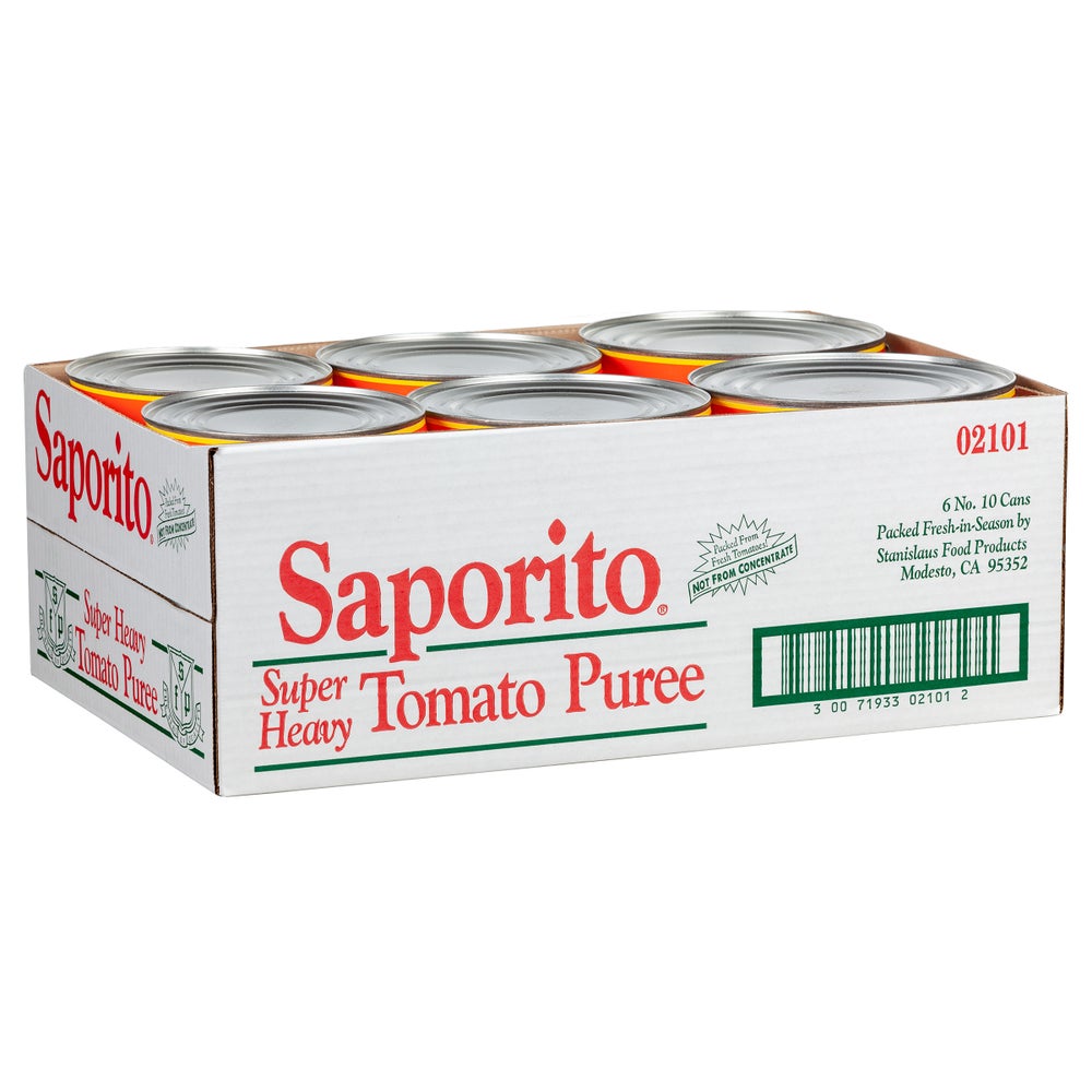 SAPORITO TOMATO PUREE HVY 10 CAN - Gordon Restaurant Market